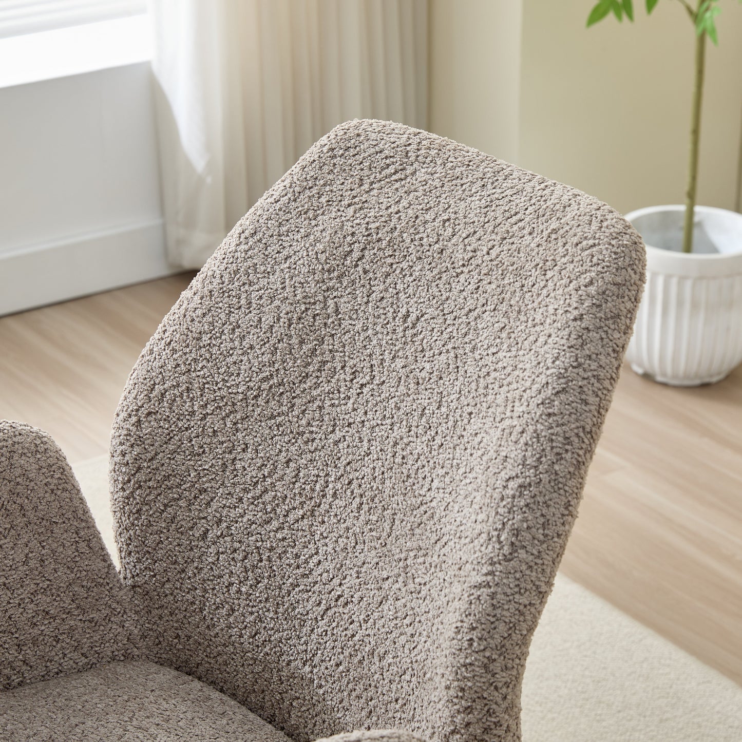 Eetkamerstoel Britt Bouclé Taupe