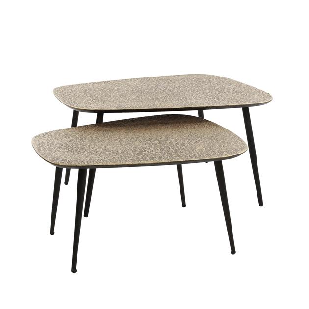 Modera - Salontafel set-2 XXL metallic - Brons antiek