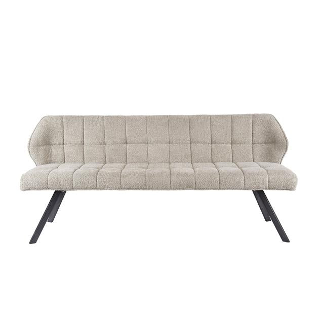Modera - Eetkamerbank raster - Boucle zandkleur