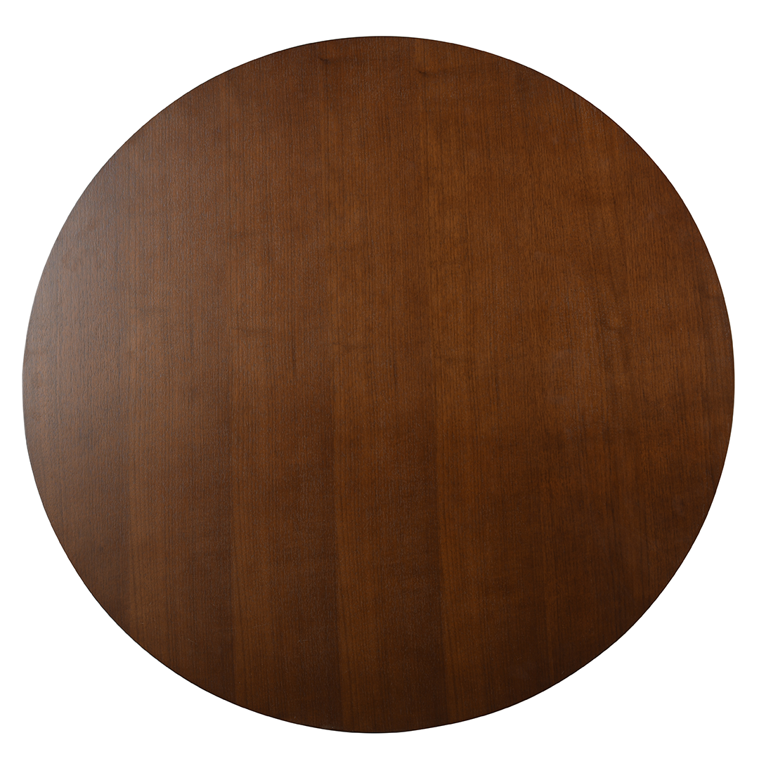 Eettafel Rond Olivia 120 cm Donker Walnoot