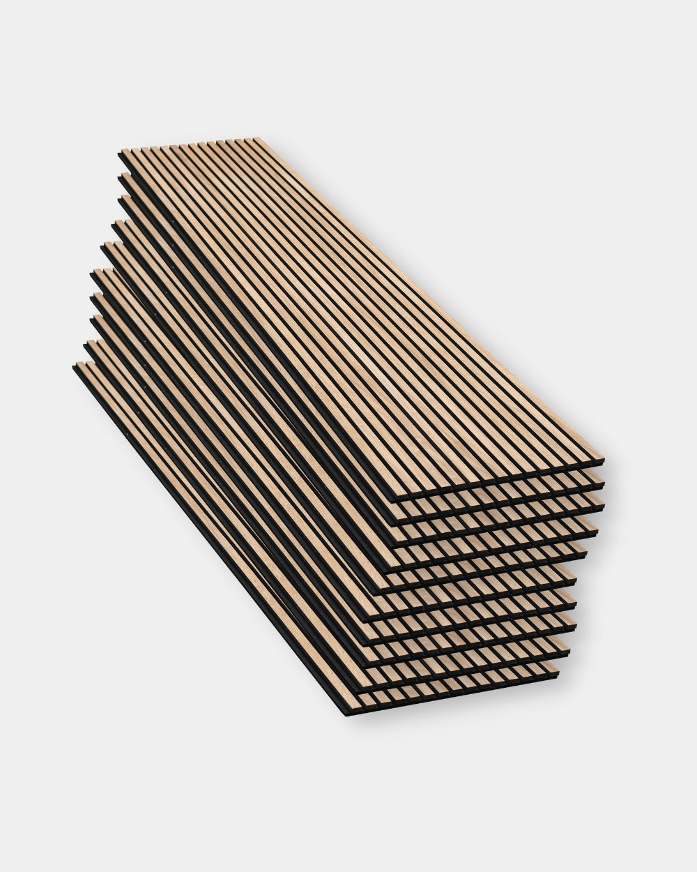 Akoestische Wandpanelen Klassiek Licht Eiken - 10 stuks Pakketkorting