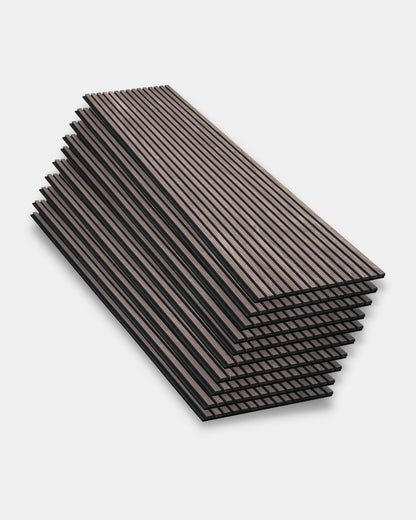 Akoestische Wandpanelen Walnoot - 10 stuks Pakketkorting