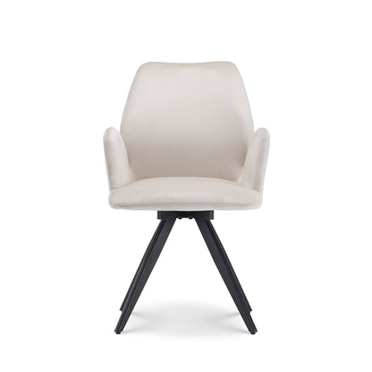 Eetkamerstoel Britt Velvet Champagne