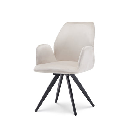 Eetkamerstoel Britt Velvet Champagne