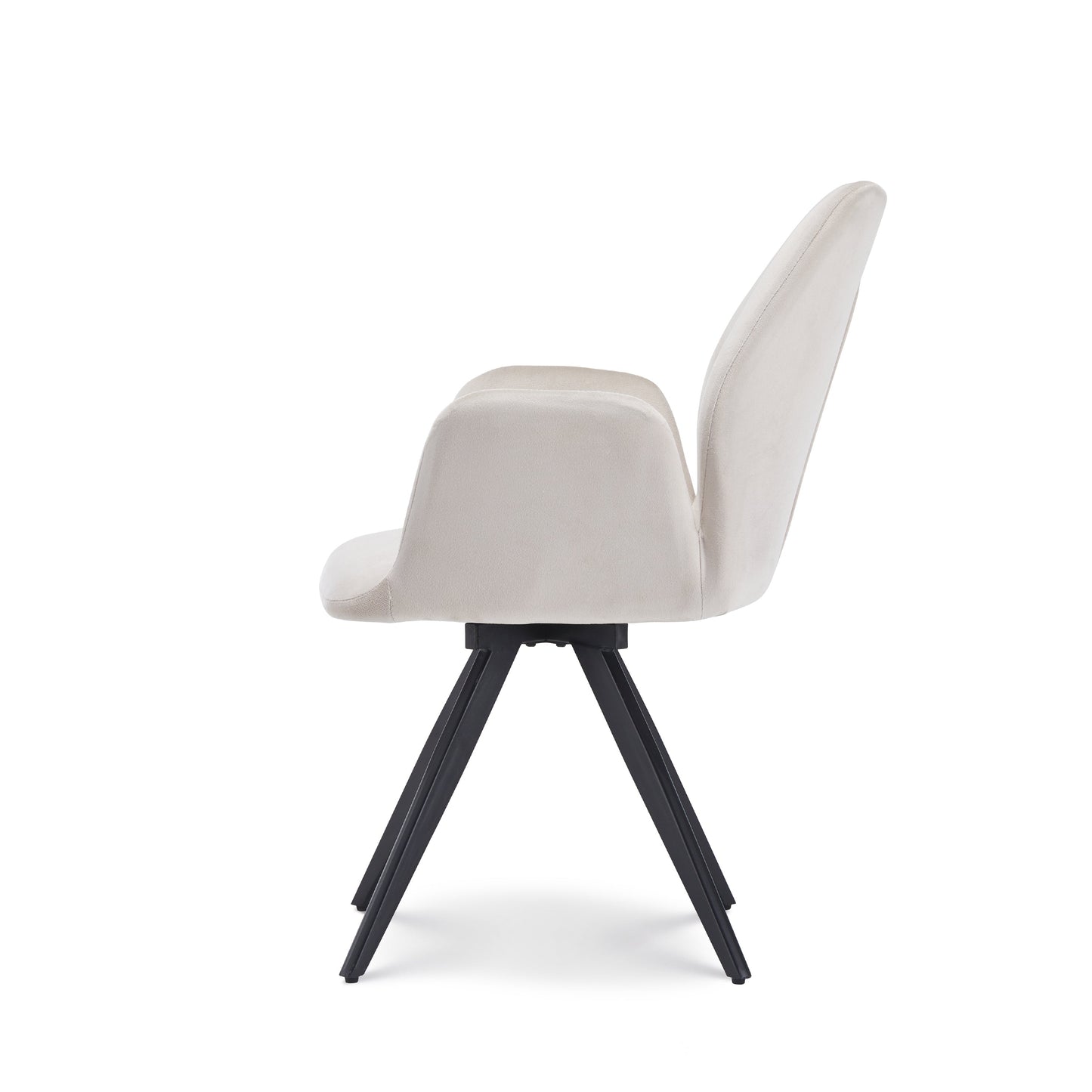 Eetkamerstoel Britt Velvet Champagne