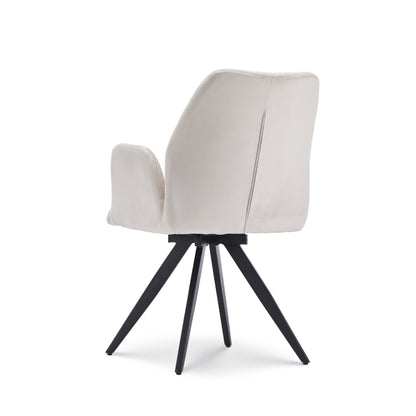 Eetkamerstoel Britt Velvet Champagne