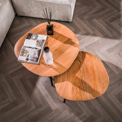 Modera - Salontafel set-2 rock organisch - Massief ac