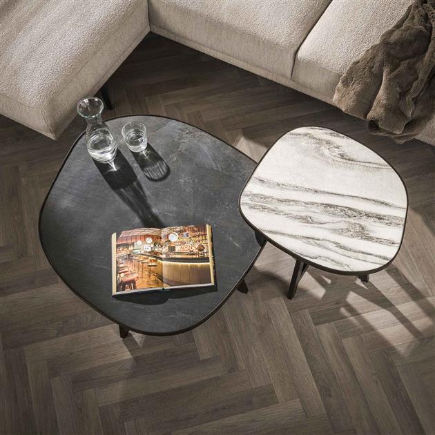 Modera - Salontafel set-2 slate organic - Leisteen