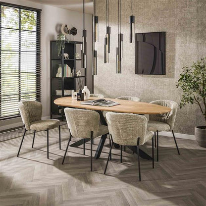 Modera - Eetkamertafel 215 shaped - Massief acacia naturel