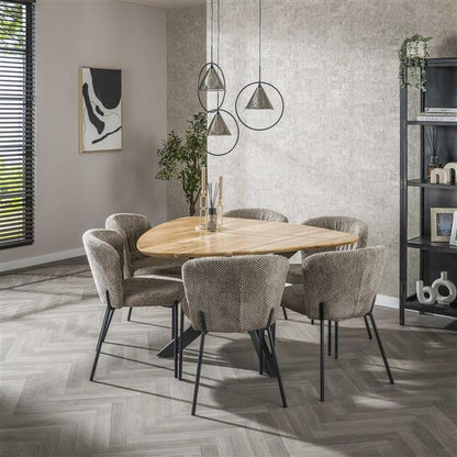 Modera - Eetkamertafel driehoek - Massief acacia naturel
