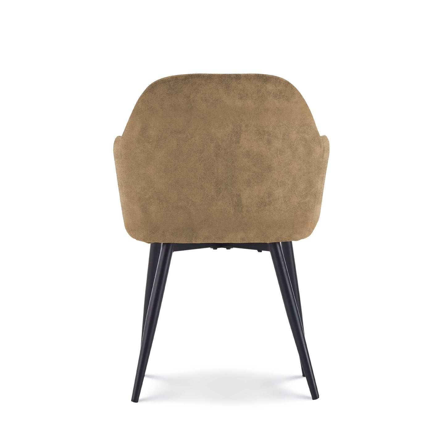 Eetkamerstoel June Bruin leder