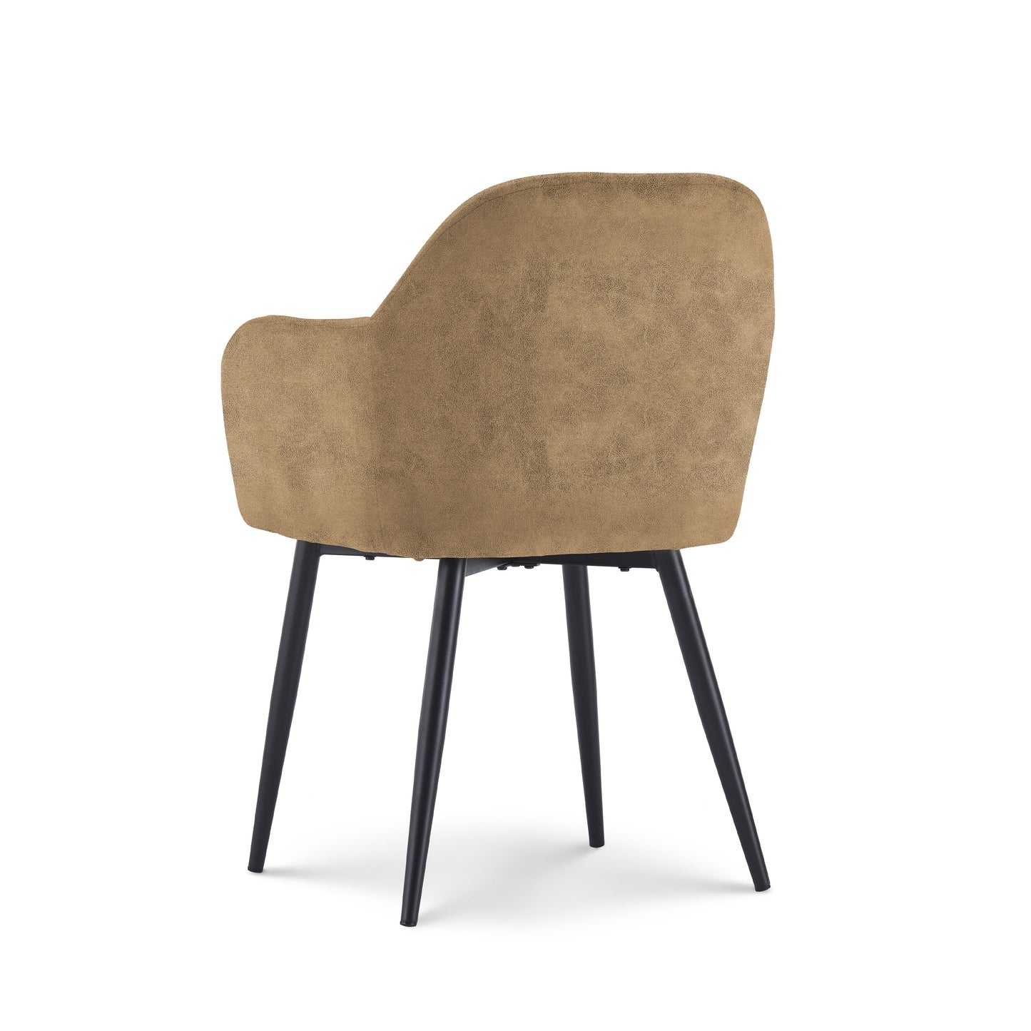 Eetkamerstoel June Bruin leder