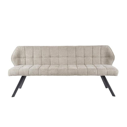 Modera - Eetkamerbank raster - Boucle zandkleur