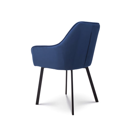 Eetkamerstoel Bella blauw