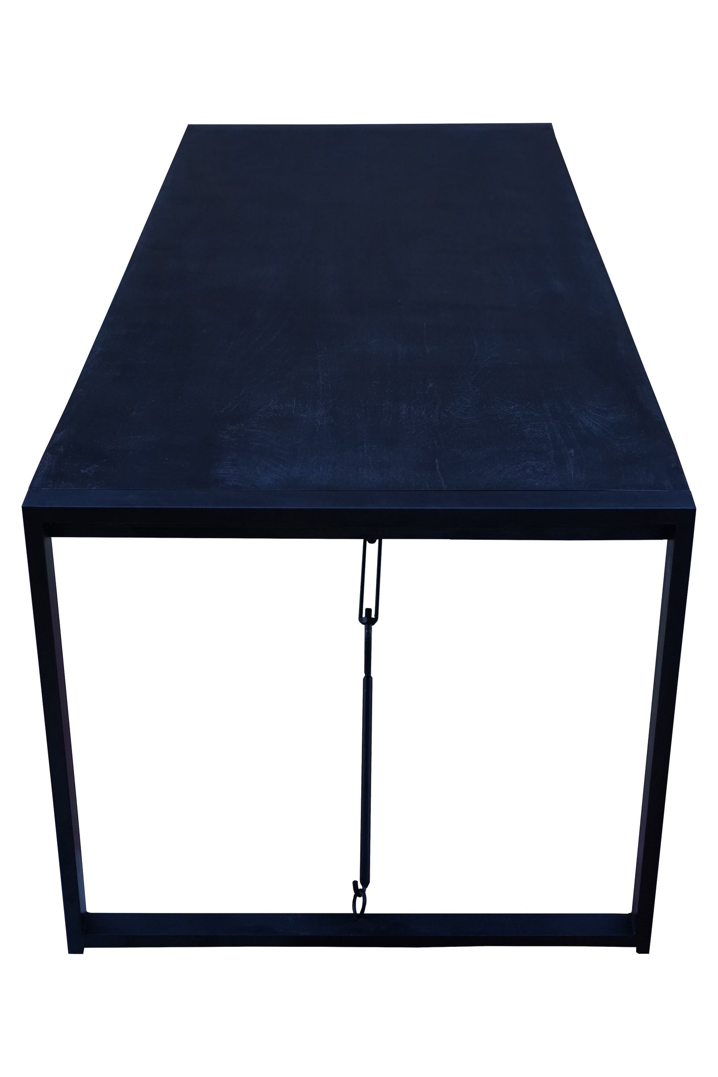 Mangohouten Eettafel Rechthoek Duncan 200 cm Zwart