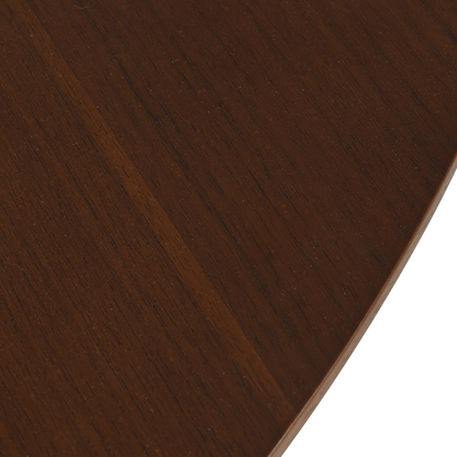 Eettafel Rond Olivia 120 cm Donker Walnoot