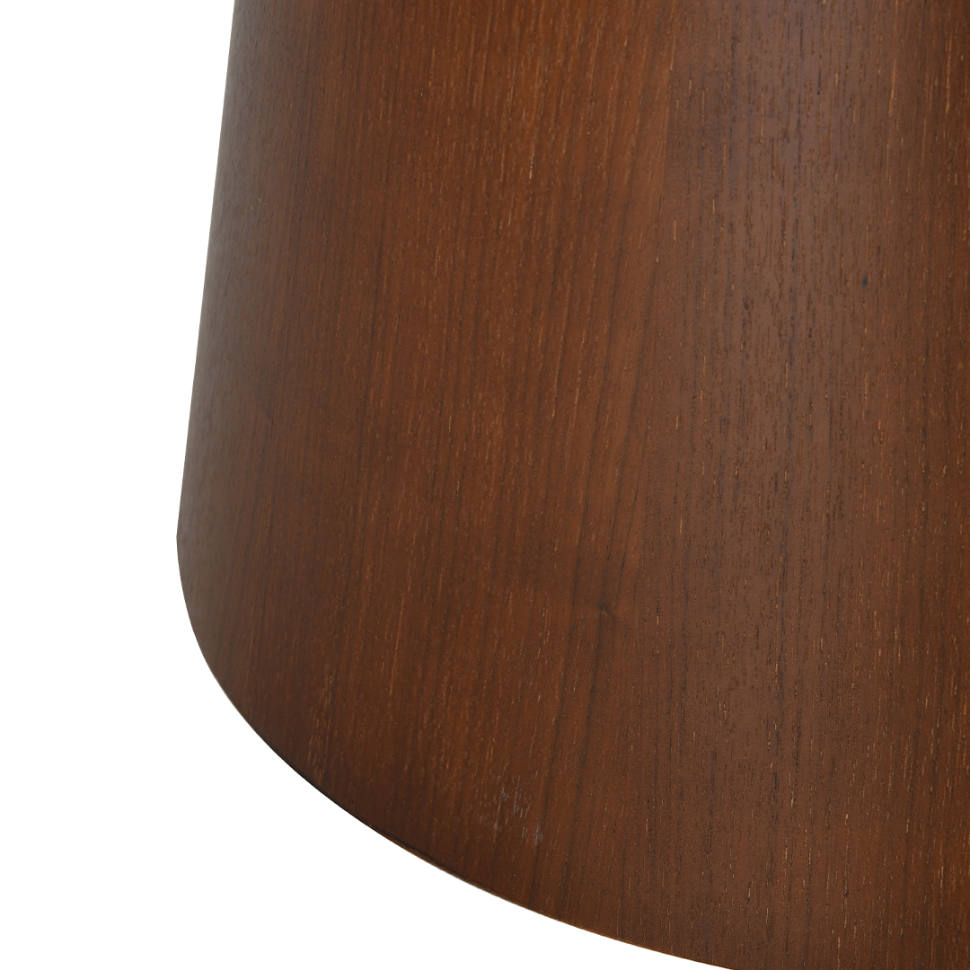 Eettafel Rond Olivia 120 cm Donker Walnoot