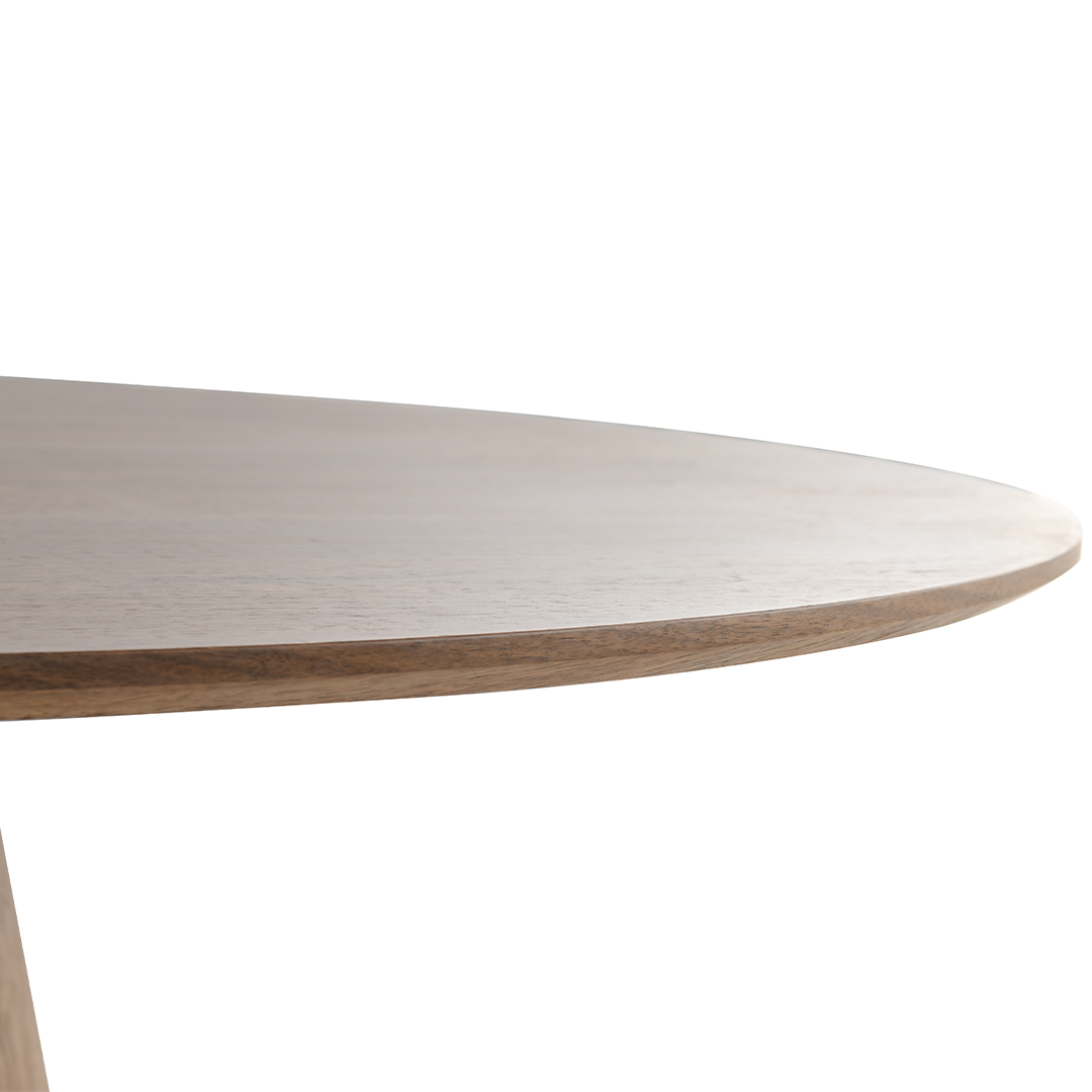 Eettafel Rond Olivia 120 cm Walnoot
