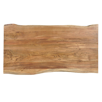 Acaciahouten Eettafel Rechthoek Edge 200x100 cm