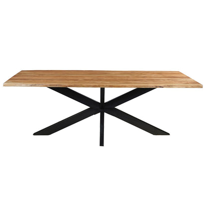 Acaciahouten Eettafel Rechthoek Edge 220x100 cm