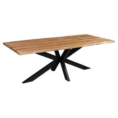 Acaciahouten Eettafel Rechthoek Edge 220x100 cm