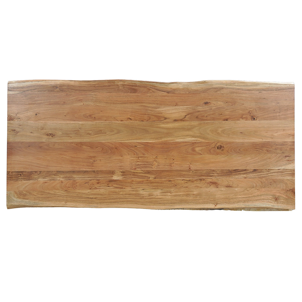 Acaciahouten Eettafel Rechthoek Edge 220x100 cm