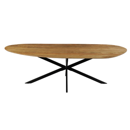 Mangohouten Eettafel Organisch Aislinn 240x110 cm