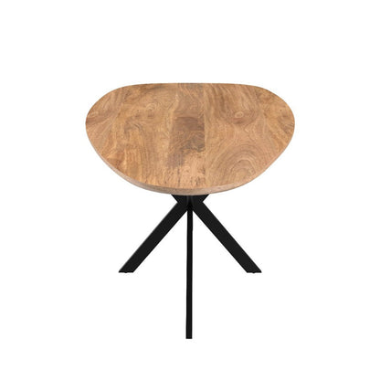 Mangohouten Eettafel Organisch Branwen 260x120 cm