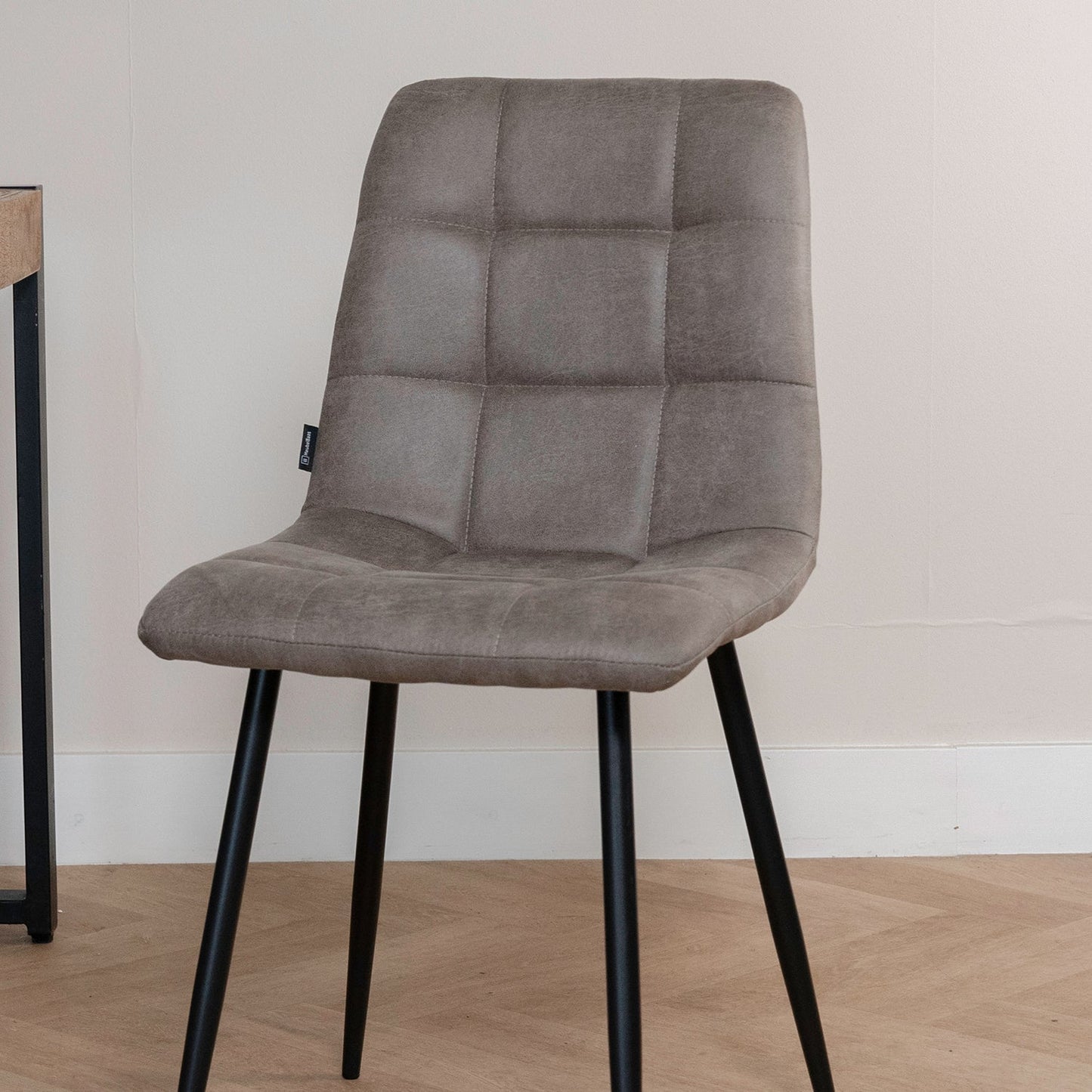 Eetkamerstoel Tess | Micro Suède Taupe