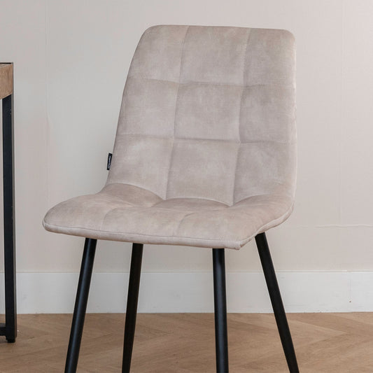 Eetkamerstoel Tess | Velvet Beige