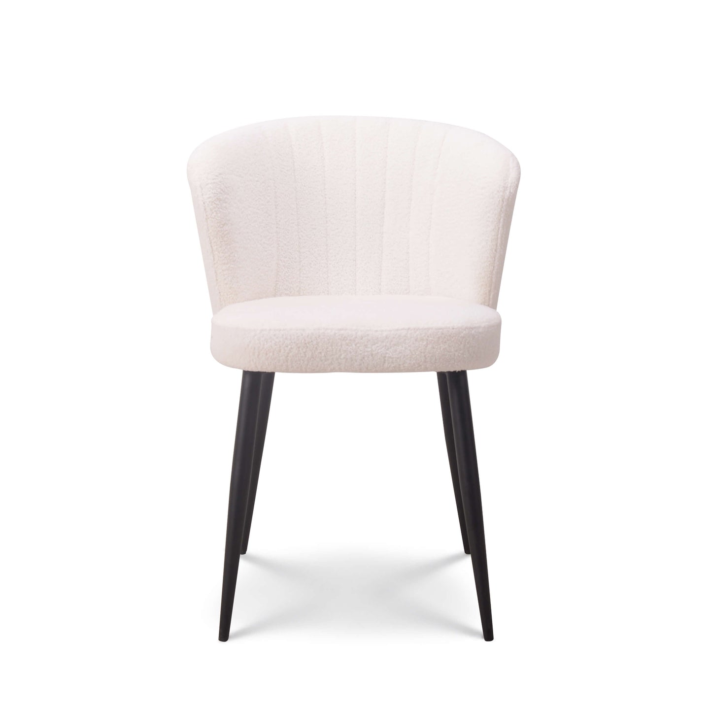 Eetkamerstoel Fay teddy wit