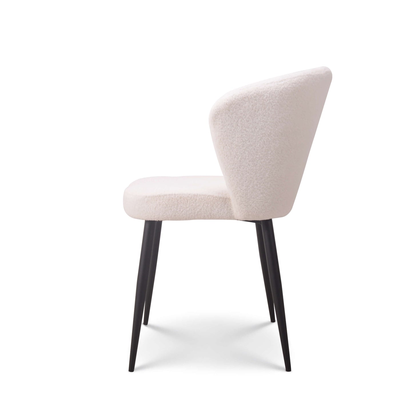 Eetkamerstoel Fay teddy wit