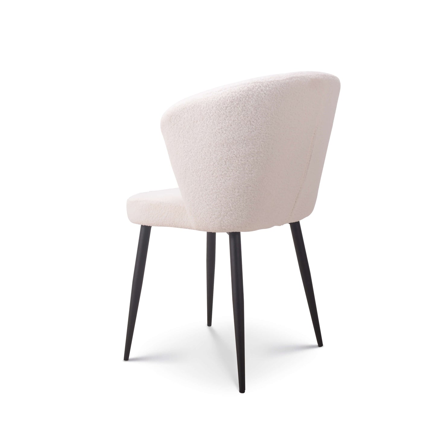 Eetkamerstoel Fay teddy wit