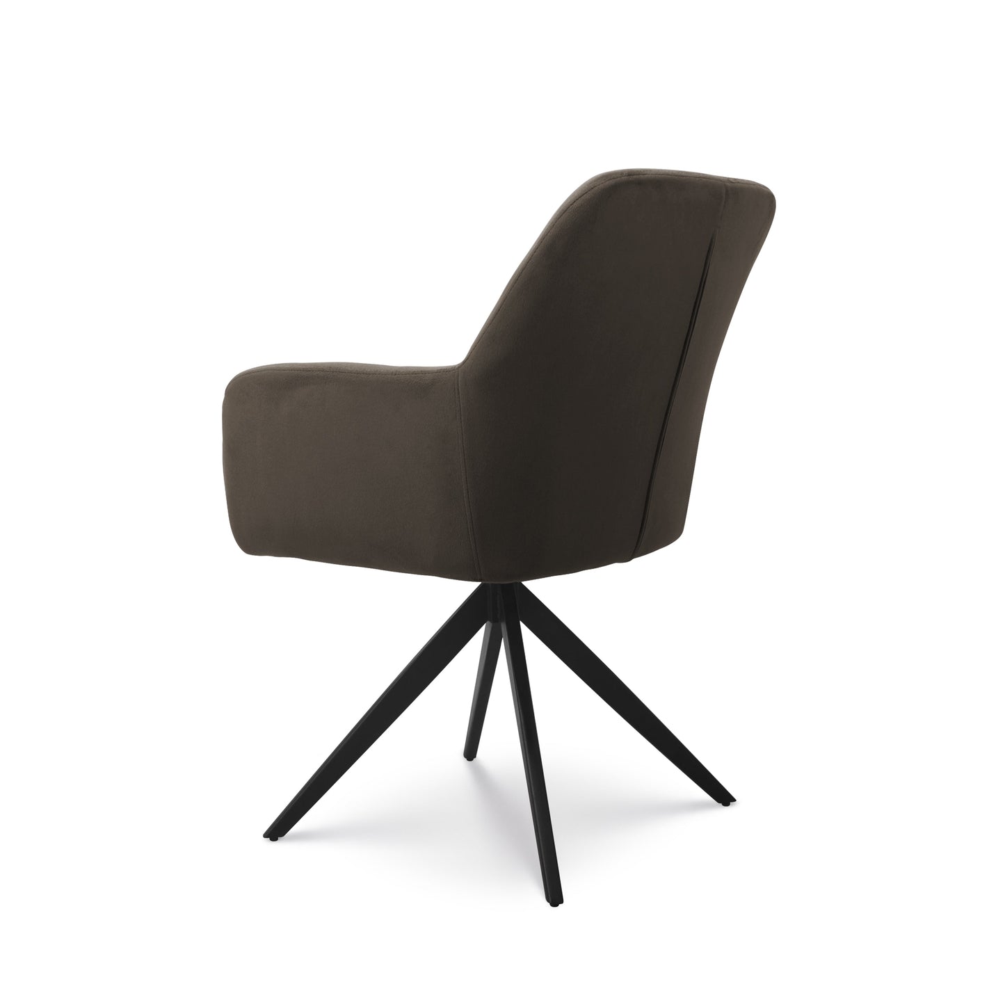 Eetkamerstoel Lynn donkerbruin