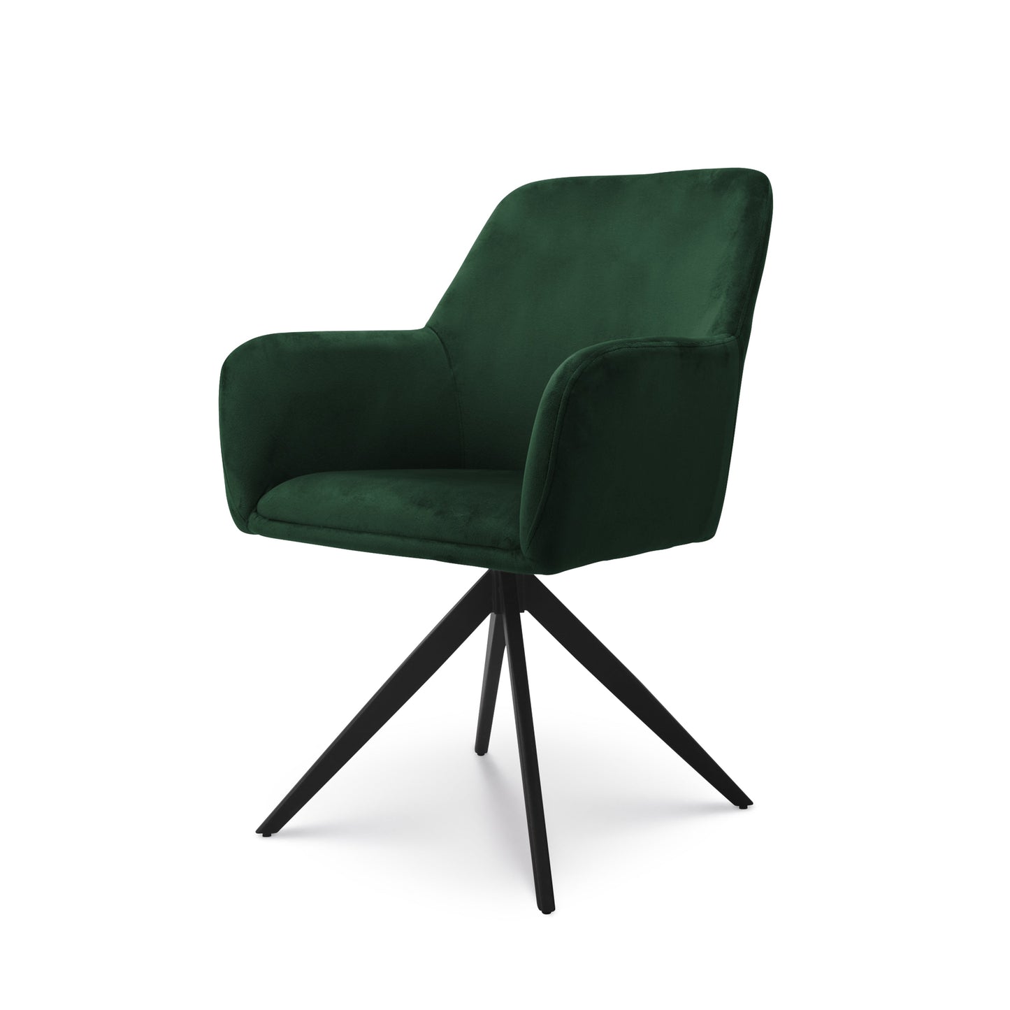 Eetkamerstoel Lynn donkergroen