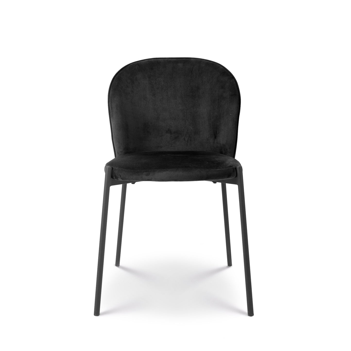 Eetkamerstoel Liza velvet zwart