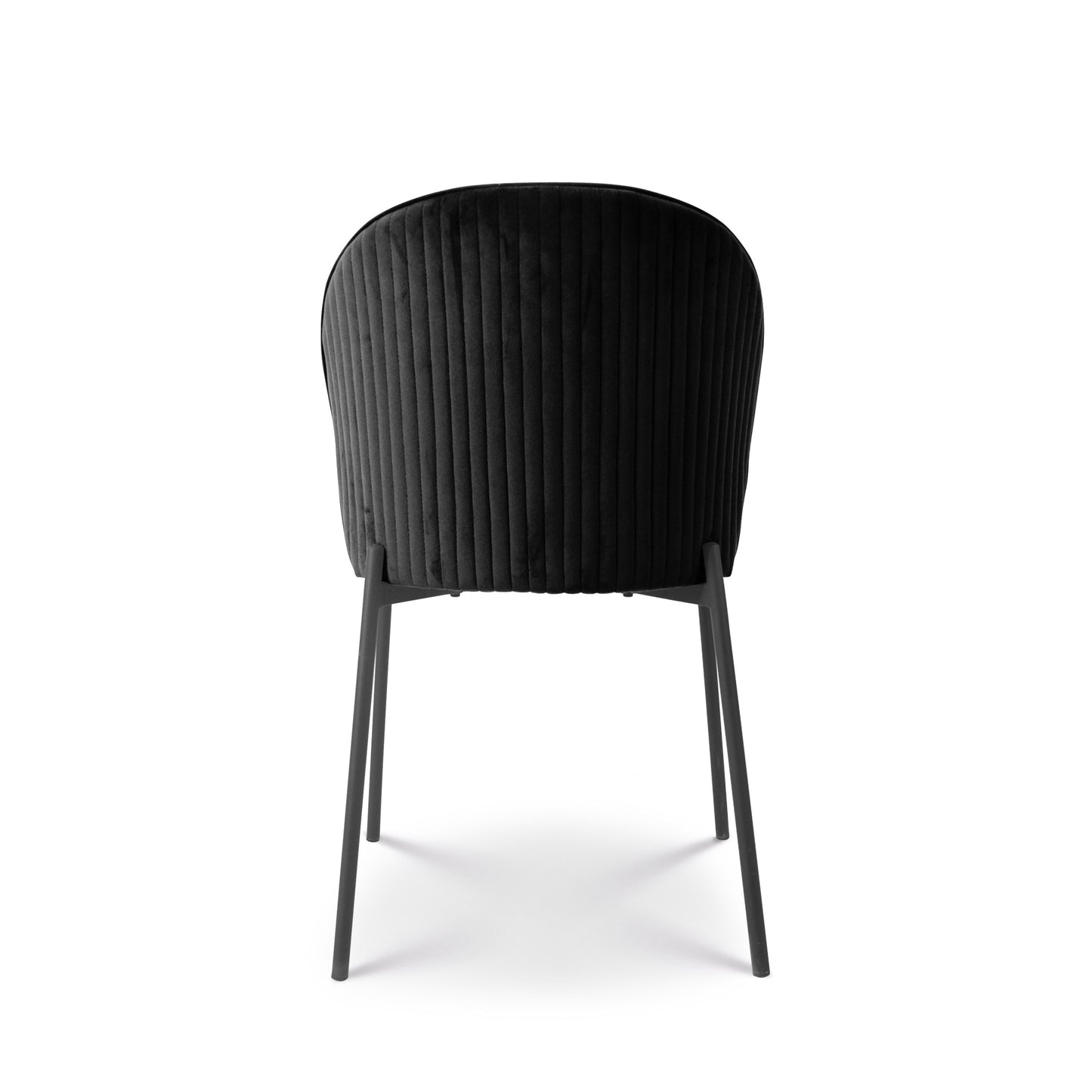 Eetkamerstoel Liza velvet zwart