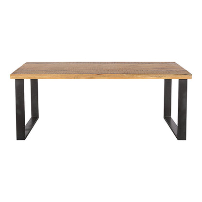 Mangohouten Eettafel Rechthoek Roy 280x120 cm (6cm)