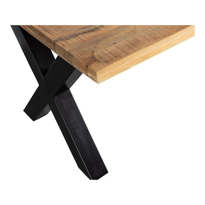 Mangohouten Eettafel Rechthoek Cedric 160x90 cm (6cm)