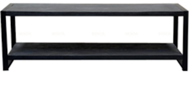 Mangohouten TV Meubel Britt 150 cm Zwart