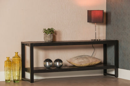 Mangohouten TV Meubel Britt 150 cm Zwart