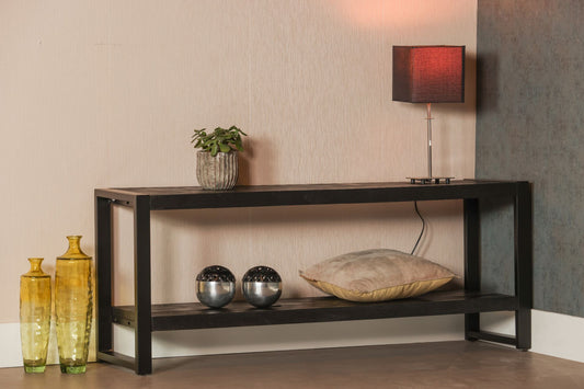 Mangohouten TV Meubel Britt 150 cm Zwart