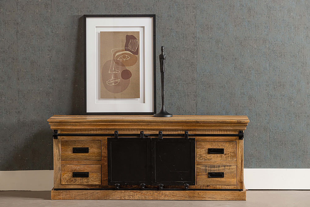 Mangohouten TV Meubel Milan 140 cm