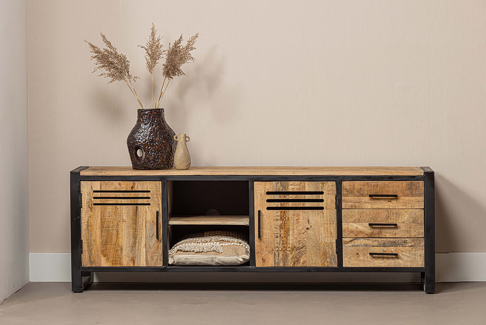 Mangohouten TV Meubel Tristan 180 cm