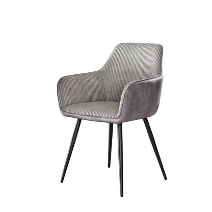 Modera - Armstoel Rib VPE2 - Zilverkleurig - set van: 2