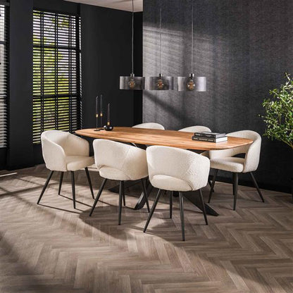 Modera - Eetkamertafel 180 Arhus solid - Massief acacia naturel