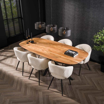 Modera - Eetkamertafel 180 Arhus solid - Massief acacia naturel