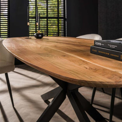 Modera - Eetkamertafel 215 Arhus solid - Massief acacia naturel