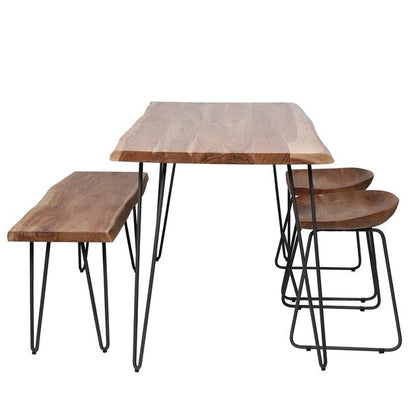 Modera - Eetkamertafel edge 130 - Massief acacia naturel