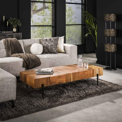 Modera - Salontafel 150cm blocks - Massief acacia naturel